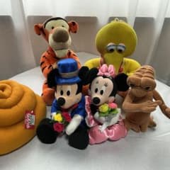 봉제인형 미키 미니 티거 ET 똥 모자 정리 판매