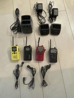 マーティン様専用KENWOOD  トランシーバー 2台　充電器　イヤホンのサムネイル