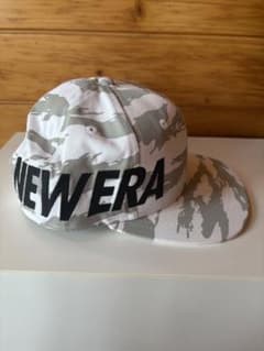 美品✨️ NEW ERA グレー 迷彩 カモ キャップ ニューエラ ロゴのサムネイル
