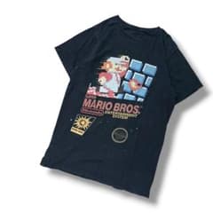 海外古着　スーパーマリオブロス　アニメTシャツ　任天堂　M　2014　コレクター
