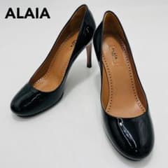 ALAIA パンプス 36 レザー 黒 レディース