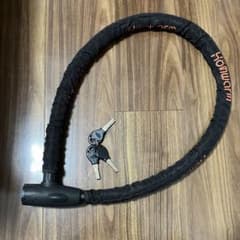 Homwarm バイクロック チェーンロック バイク 自転車 ワイヤーロックのサムネイル