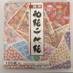 トーヨー　和紙千代紙　15㎝　100枚入のサムネイル