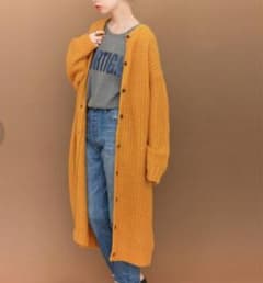 KBF モヘヤ2WAYロングカーディガンのサムネイル