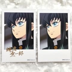 鬼滅の刃　みに隊士　缶バッジ　ブロマイド　チェキ　時透無一郎 鬼滅の刃 柱カフェ チェキ風ブロマイド 時透無一郎 ④ - メルカリ