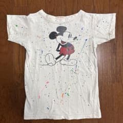 DENIM DUNGAREE Mickey Mouse T-shirt, size 130cm