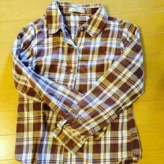 130 長そでネルシャツのサムネイル