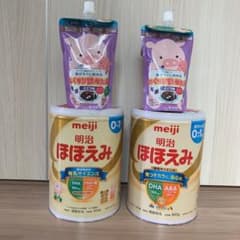 値下げしました　明治　ほほえみ800g2缶　おくす飲めたね(ぶどう)2つのサムネイル