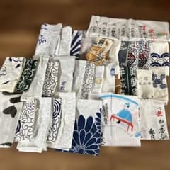 布巾 まとめ売り レトロ柄 和柄 粗品 30枚？ - メルカリ