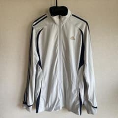 adidas ジャージ ジャケット ホワイト Lのサムネイル