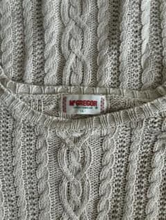 McGREGOR SPORTWEAR ケーブルニット ベージュ Lのサムネイル