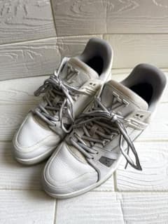 Louis Vuitton LV Trainer スニーカー 白 8 約27cm - メルカリ