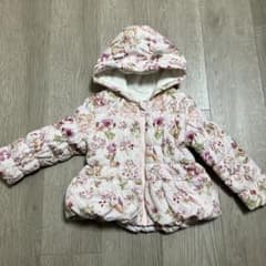 花柄フード付きアウター 95cm ダウン　next baby 1.5-2yのサムネイル