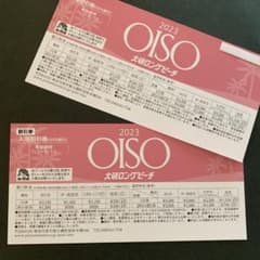 大磯ロングビーチ　半額券　2枚miss  Asia様専用のサムネイル