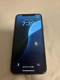 iPhone 11 Pro スペースグレー 本体 ひび割れあり - メルカリ