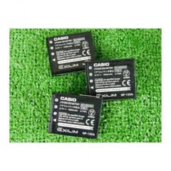 リチウムイオン充電池 NP-130A カシオ純正品 中古3個セットのサムネイル