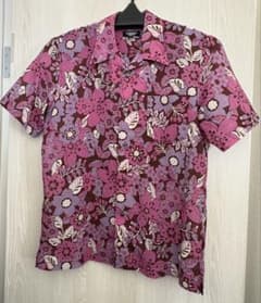 TORNADO MART 花柄 半袖シャツ メンズM ピンク 総柄のサムネイル