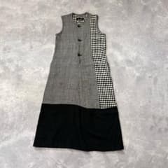 tricot COMME des GARCONS 千鳥格子 切替 ワンピース - メルカリ