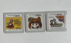 ニンテンドー3DS マリオソフト 3本セットのサムネイル