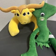 ガーテンオブバンバン ブロッコリーキャラと闘牛キャラのぬいぐるみ2点セットのサムネイル