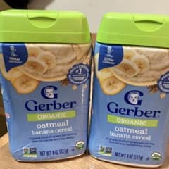 Gerber オーガニック オートミールバナナシリアル 227gのサムネイル