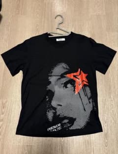 STAR 星　オリジナルTシャツ　archive Y2K 短丈 ガールスタープリントTシャツ ブラック短丈Y2K archive - メルカリ