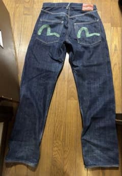 EVISU エヴィス デニム NO.2 2001 32 グリーン　緑　カモメ EVISU エヴィス デニム NO.2 2001 32 グリーン 緑 カモメ - メルカリ