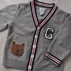 GAP カーディガン ベビー くまちゃん80cm 90cmファミリア ミキハウスのサムネイル