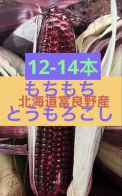 もちもちとうもろこし秀品12～14本 北海道富良野産のサムネイル