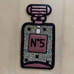 패킹 스팽글 자수 비즈 대형 CHANEL
