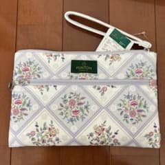MINTON 花柄ポーチ 約22.5cm x 14.5cmのサムネイル