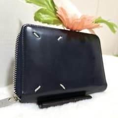 ✨美品 正規品✨マルジェラ 二つ折り ラウンドファスナー ステッチ