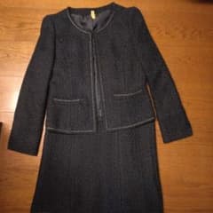 ネイビー ツイード セレモニースーツのサムネイル