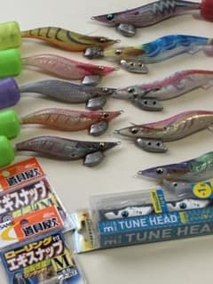 エギ 餌木 10本セット エギカバー カラビナ付き - メルカリ