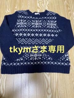 サマンサモスモス　かわいい雪柄セーターのサムネイル
