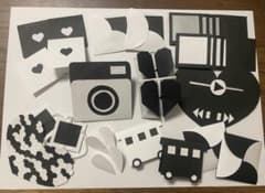 アルバム仕掛けパーツ モノトーン系セットのサムネイル