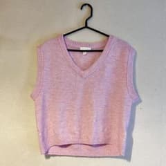 H&M ピンクニットベストのサムネイル