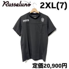 ラッセルノ ゴルフ RSG バーブドワイヤー S/S モックネック ブラック 7