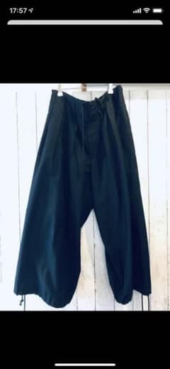 Yohji Yamamoto バルーンパンツ  黒   ヨージヤマモトのサムネイル