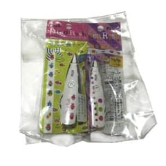 未使用品】PLUS テープ デコラッシュ 6mm幅 2本セット ニコちゃん 魚