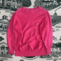 90's Champion USA製リバースウィーブ スウェット ピンクのサムネイル