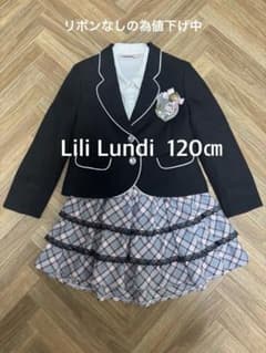 Lili Lundi フォーマルドレス 120㎝　黒・ピンクのサムネイル