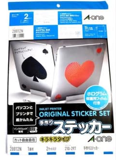 A·one エーワン 手作りステッカーA4版ノーカットのサムネイル