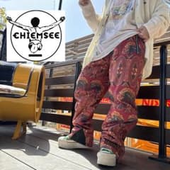 CHIEMSEE キムジー　スキーパンツ　ボードウェア　総柄ナイロンパンツ古着. CHIEMSEE キムジー スキーパンツ ボードウェア 総柄ナイロンパンツ古着