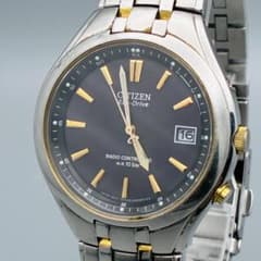 稼働品】CITIZEN H415-S033055 電波ソーラー パープル - メルカリ