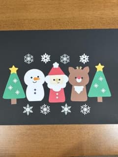 クリスマス サンタ　トナカイ　ツリー　壁面飾り　ハンドメイド　12月　ガーランド