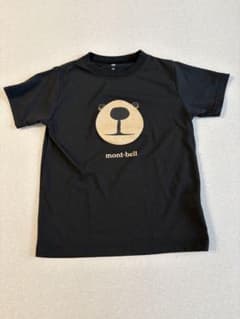 mont-bell モンベル Tシャツ 140 キッズ 半袖 ブラックのサムネイル