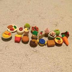 レトロ おもしろ 消しゴム 食べ物のサムネイル