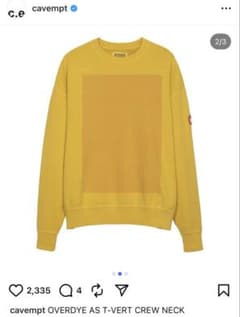 美品 C.E OVERDYE AS T-VERT CREW NECK XL - メルカリ