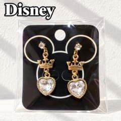 Disney ピアス ハート 王冠 ゴールド EAR-002-G 新品未使用